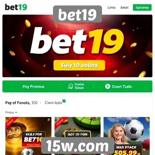 Novas promoções e bônus disponíveis no bet19
